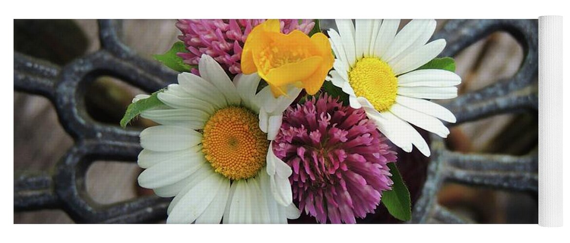 Flowers Yoga Mat featuring the photograph Wild Flower Bouquet by Julie Rauscher