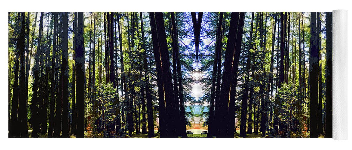 Nature Art Yoga Mat featuring the photograph Wild Forest #1 by Ben Upham III