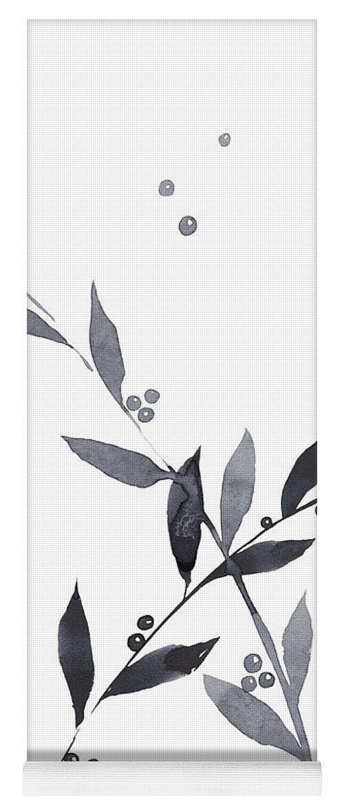 Pattern Yoga Mat featuring the drawing Zen by Soosh