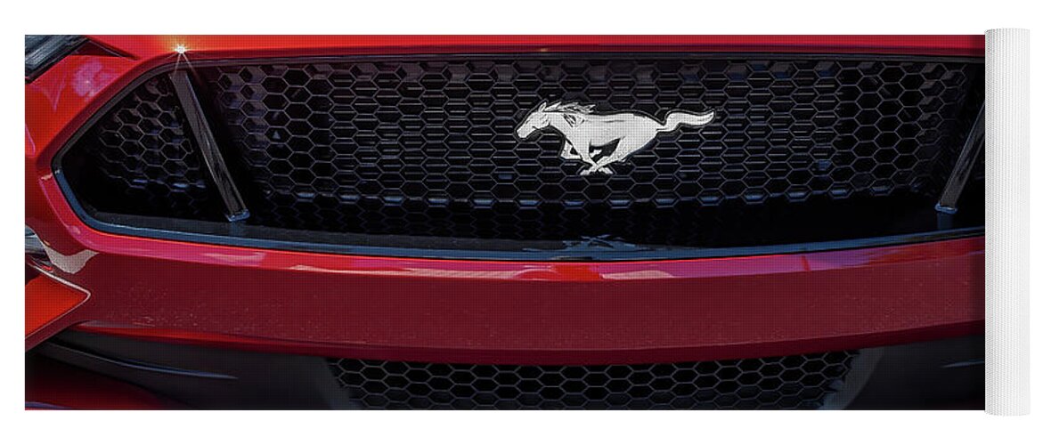 2019 Ford Mustang Gt 5.0 Yoga Mat featuring the photograph 2019 Ford Mustang GT 5.0 X124 #1 by Rich Franco
