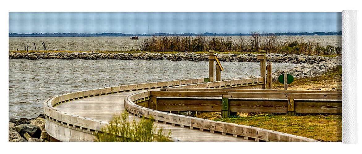 Nature Yoga Mat featuring the photograph Boardwalk #1 by Rick Nelson