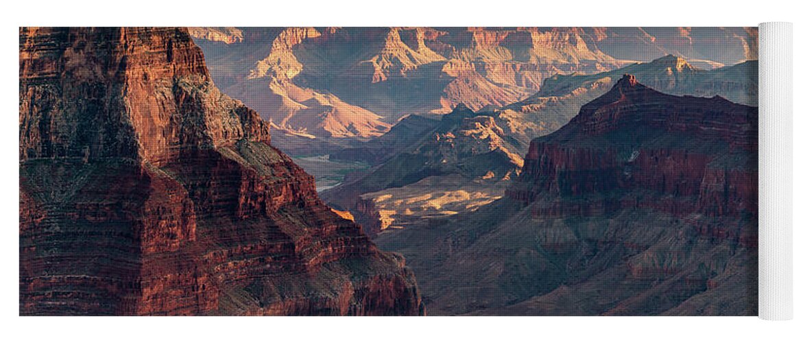 America Yoga Mat featuring the photograph Confluence Point, Grand Canyon N.P, Arizona #1 by Henk Meijer Photography