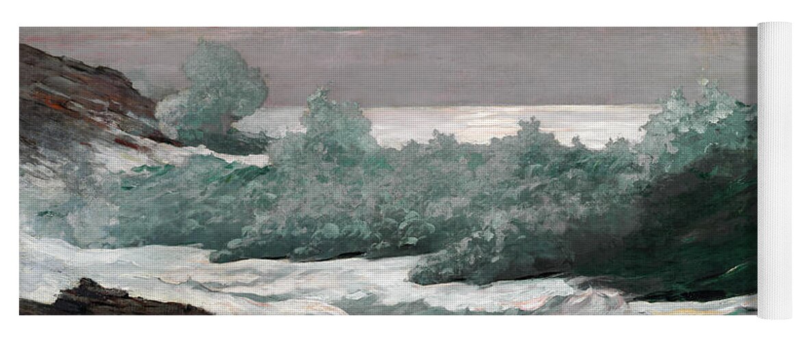 Winslow Homer Yoga Mat featuring the painting Early Morning After a Storm at Sea by Winslow Homer