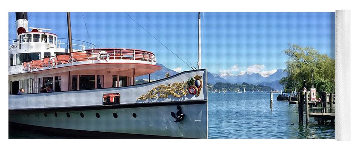 Vierwaldstätter See Yoga Mat featuring the photograph Lake Lucerne #1 by Flavia Westerwelle