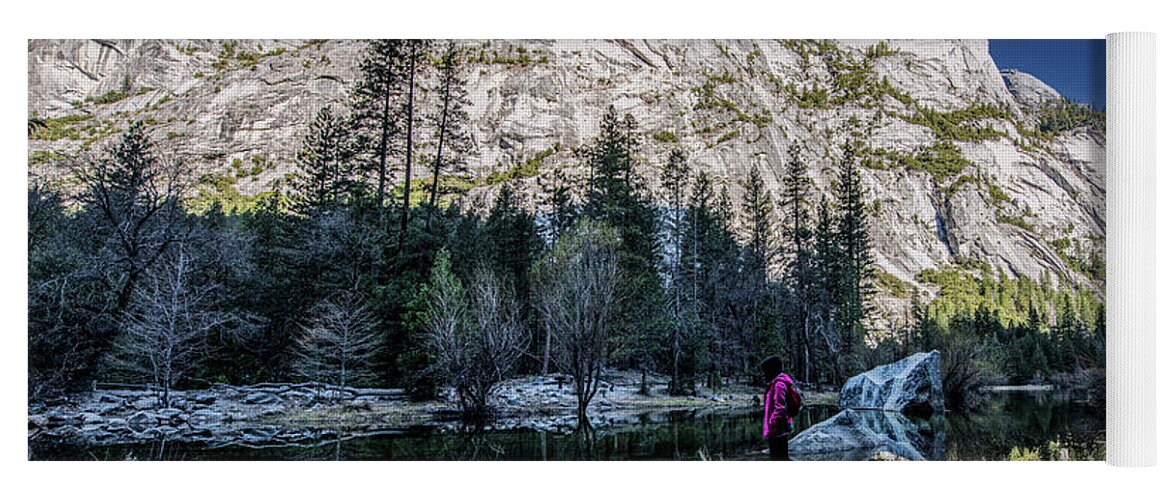 Mirror Lake Yoga Mat featuring the photograph Mirror Lake - Yosemite National Park #1 by Amazing Action Photo Video