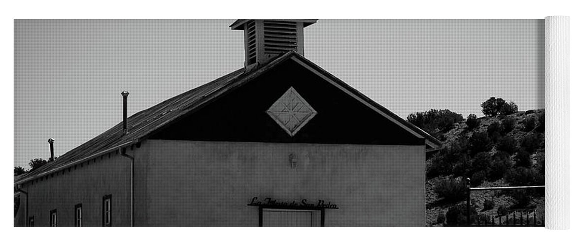 Catholic Yoga Mat featuring the photograph New Mexico Church #1 by Adam Reinhart