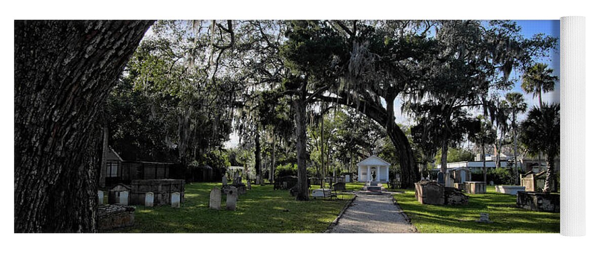 Cemetery Yoga Mat featuring the photograph St. Augustine Cemetery by George Taylor