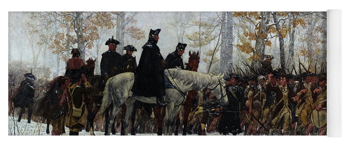 The March to Valley Forge Yoga Mat