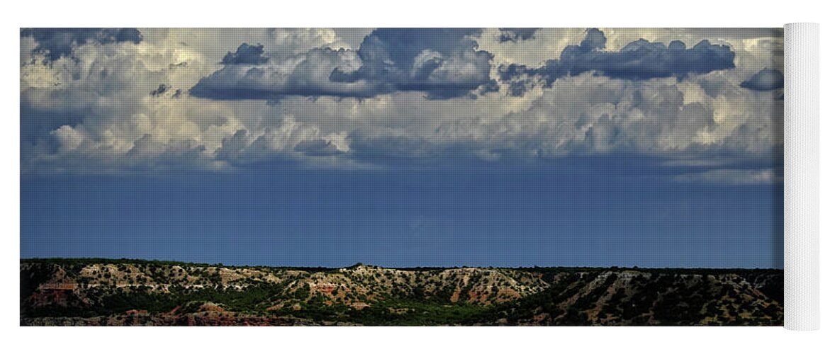 Canyon Yoga Mat featuring the photograph Thunder Over the Canyon #1 by George Taylor
