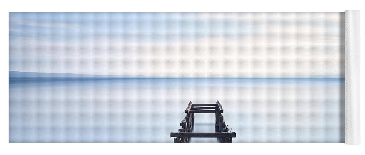 Lake Yoga Mat featuring the photograph The Old Jetty by Stefano Orazzini