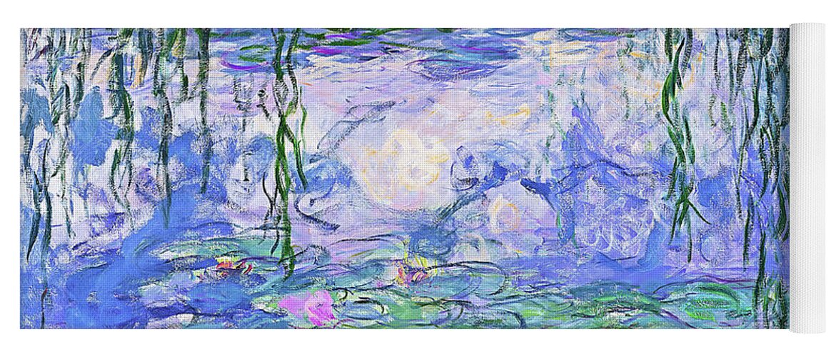 Claude Monet Yoga Mat featuring the painting Water Lilies #127 by Claude Monet