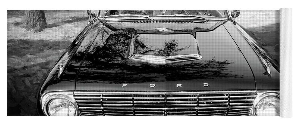 1963 1/2 Ford Falcon Sprint Yoga Mat featuring the photograph 1963 Ford Falcon Sprint Convertible X121 by Rich Franco