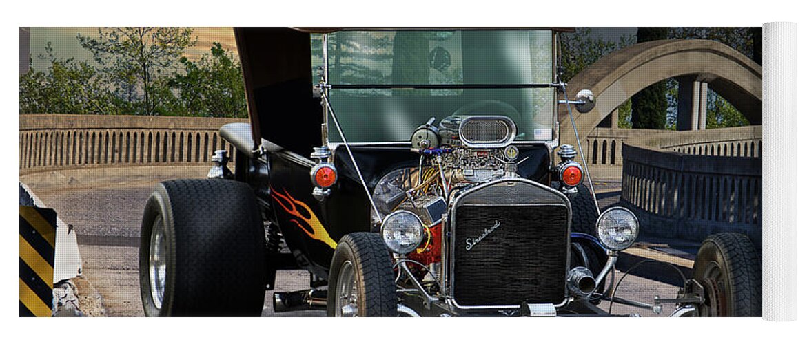 1923 Ford Roadster Pickup Yoga Mat featuring the photograph 1923 Ford Bucket T Roadster Pickup #2 by Dave Koontz