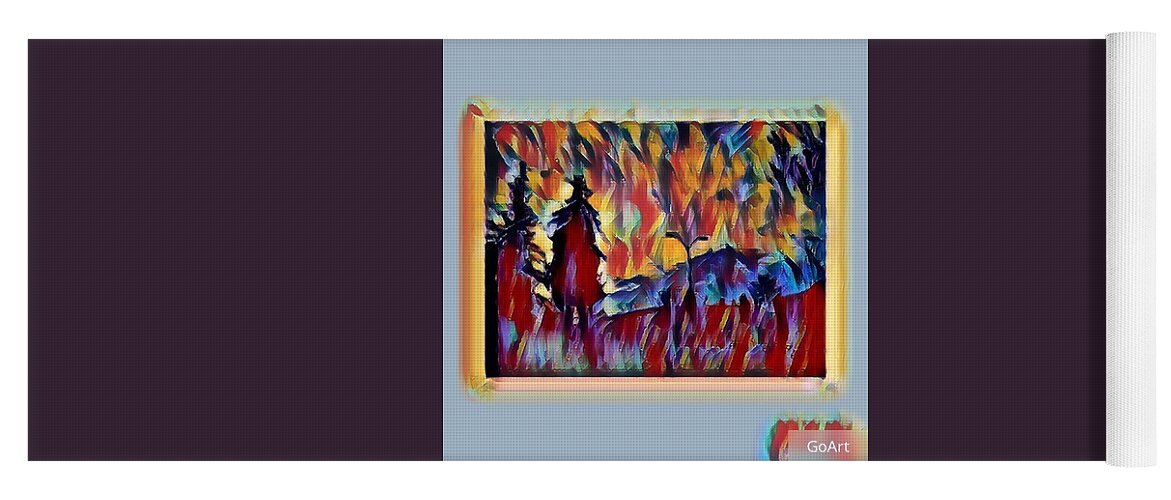 Abstract Abstractart Art Fineart Nature Sky Urban Yoga Mat featuring the photograph Abstract sky #2 by Steven Wills