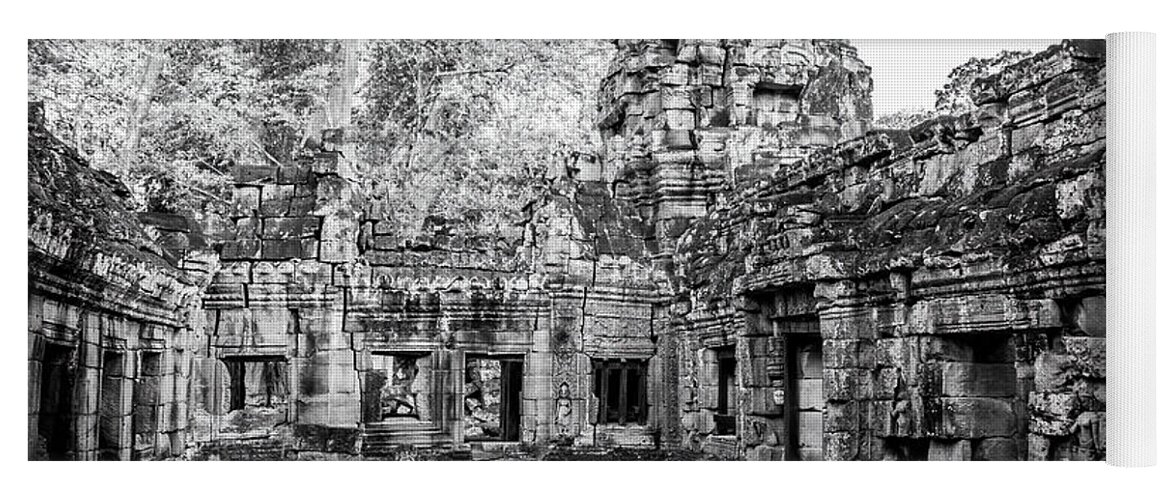 Angkor Yoga Mat featuring the photograph Angkor wat. Cambodia #2 by Lie Yim