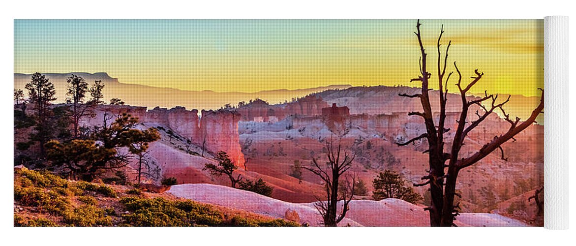 Bryce Yoga Mat featuring the photograph Bryce At Sunrise #2 by Nathan Wasylewski