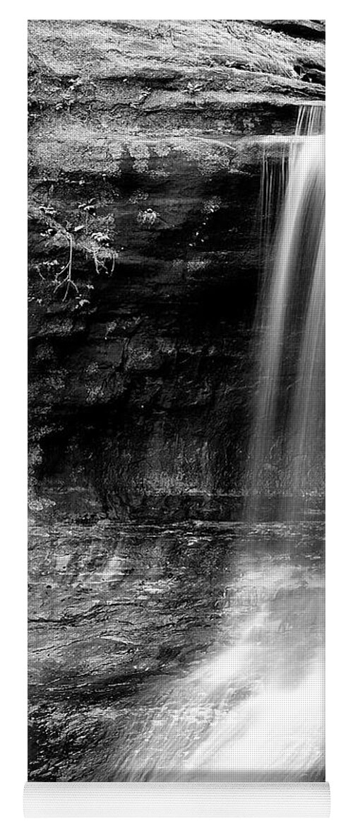 Waterfall Yoga Mat featuring the photograph Cascade Falls by Larry Bohlin