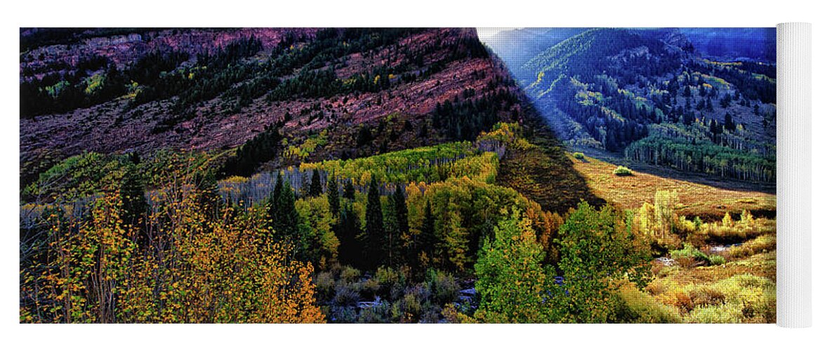 Co Yoga Mat featuring the photograph Fall colors, Colorado #8 by Doug Wittrock