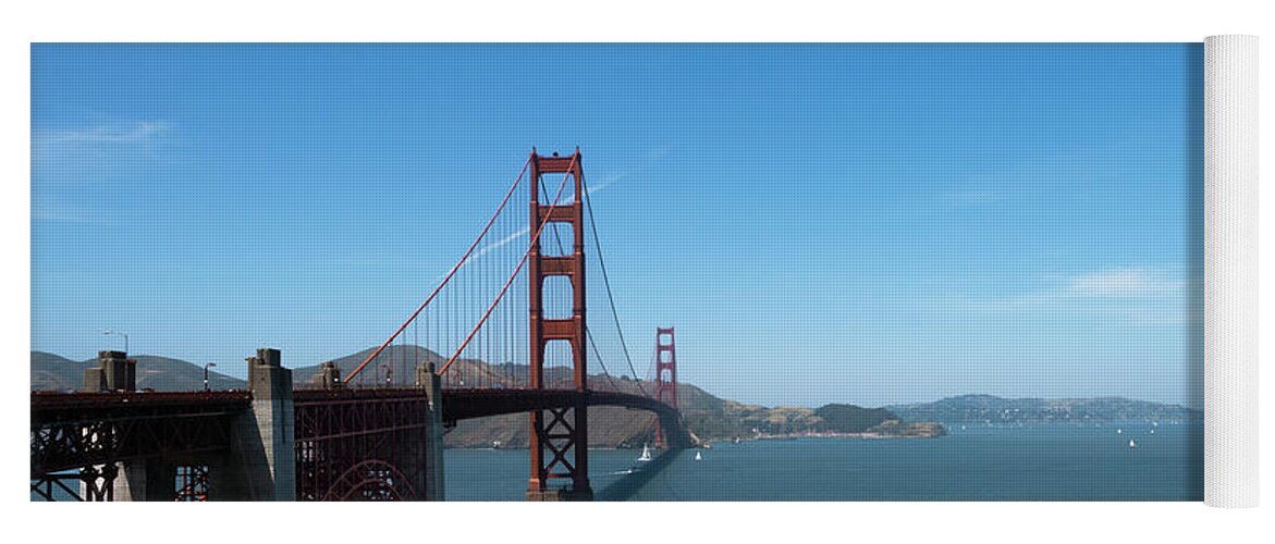 Golden Gate Bridge Yoga Mat featuring the photograph Golden Gate Bridge #2 by Paul Plaine