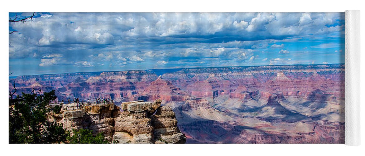 The Grand Canyon South Rim Yoga Mat featuring the digital art The Grand Canyon South Rim #2 by Tammy Keyes