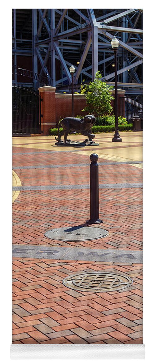Auburn Tigers Yoga Mat featuring the photograph Tiger Walk at Auburn University by Eldon McGraw