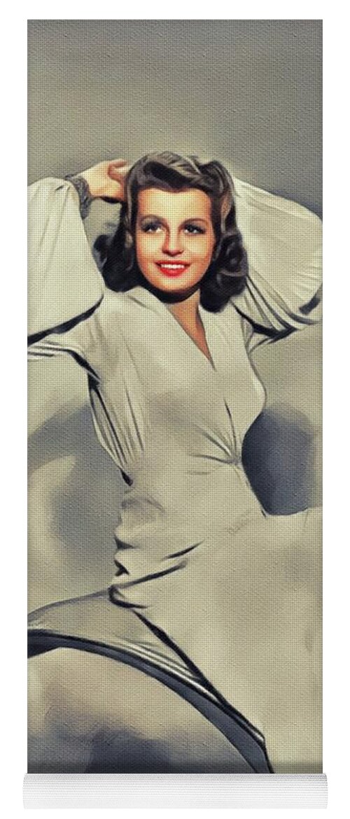 Betty Field, Vintage Actress Yoga Mat by Esoterica Art Agency - Fine Art  America