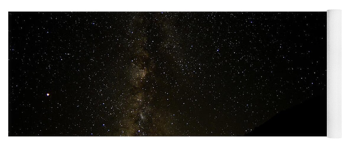 Milky Way Astrophotography Fstop101 Night Sky Stars Yoga Mat featuring the photograph Milky Way #3 by Geno Lee
