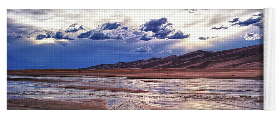 Co Yoga Mat featuring the photograph Sand Dunes National Monument #2 by Doug Wittrock