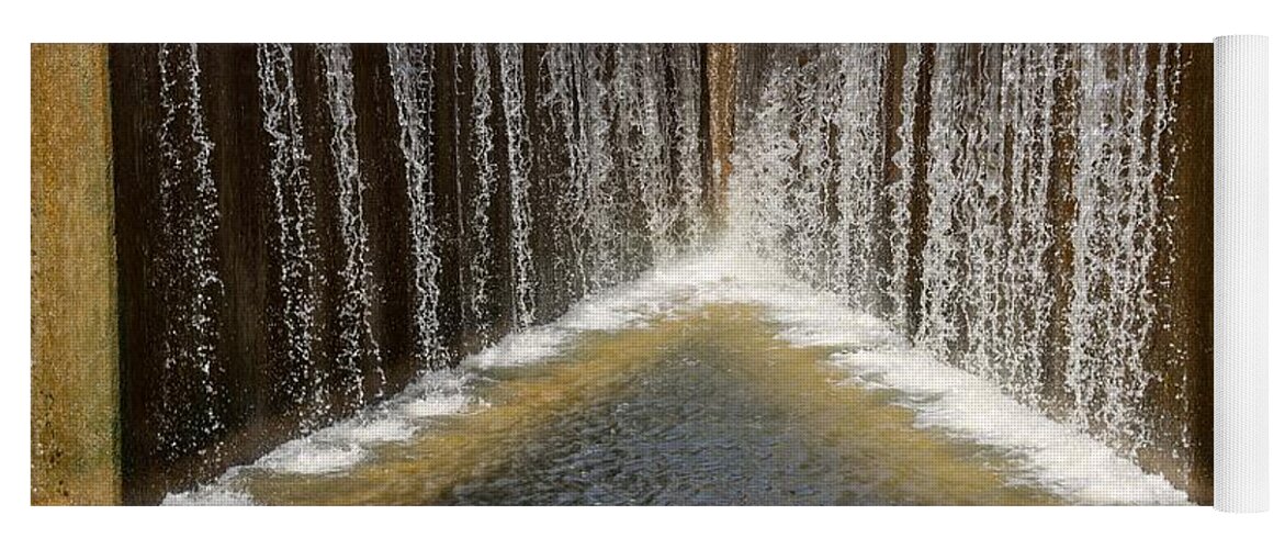  Yoga Mat featuring the photograph Spillway #4 by Brian Jones