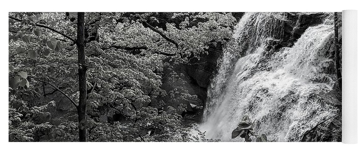  Yoga Mat featuring the photograph Brandywine Falls by Brad Nellis