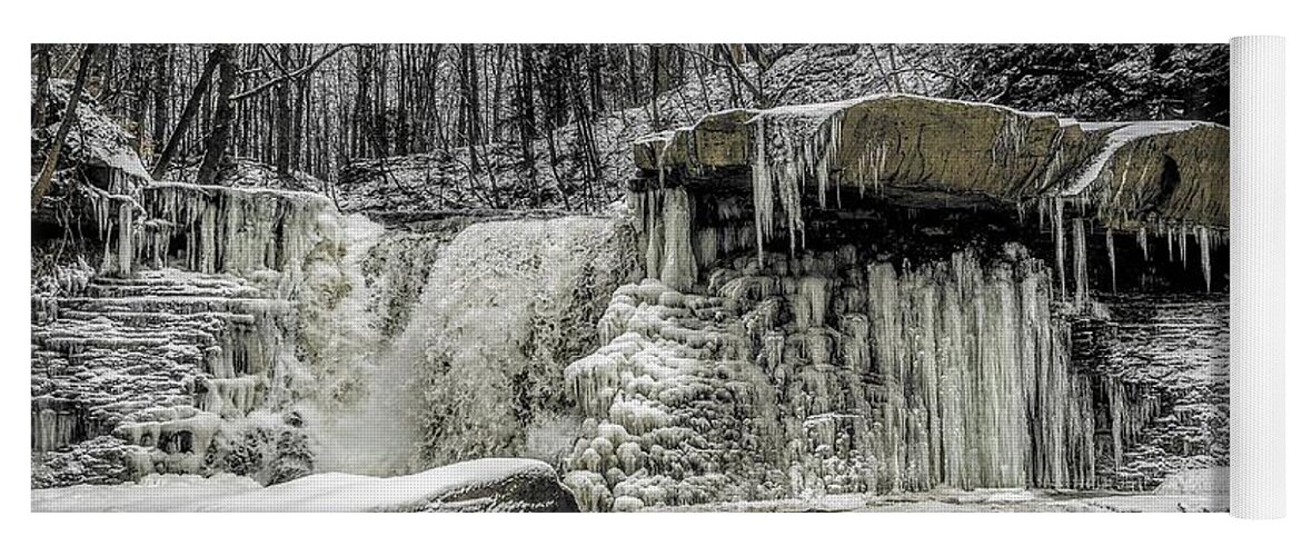  Yoga Mat featuring the photograph Great Falls by Brad Nellis