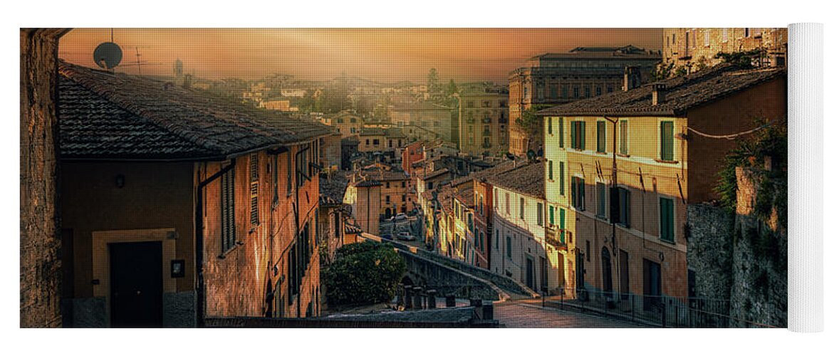 City Yoga Mat featuring the photograph PERUGIA, 1st Place Winner Competition by Joana Kruse