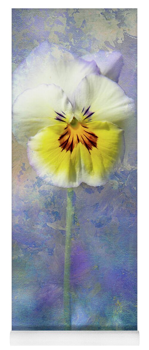 Pansies Yoga Mat featuring the photograph A Call to Spring by Marilyn Cornwell