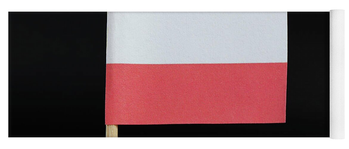 Poland Yoga Mat featuring the photograph Flag of Poland by Vaclav Sonnek