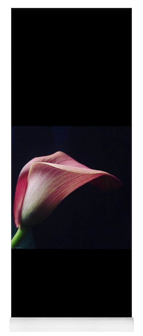 Calla Lily Yoga Mat featuring the photograph A Single Calla Lily by Joy Sussman