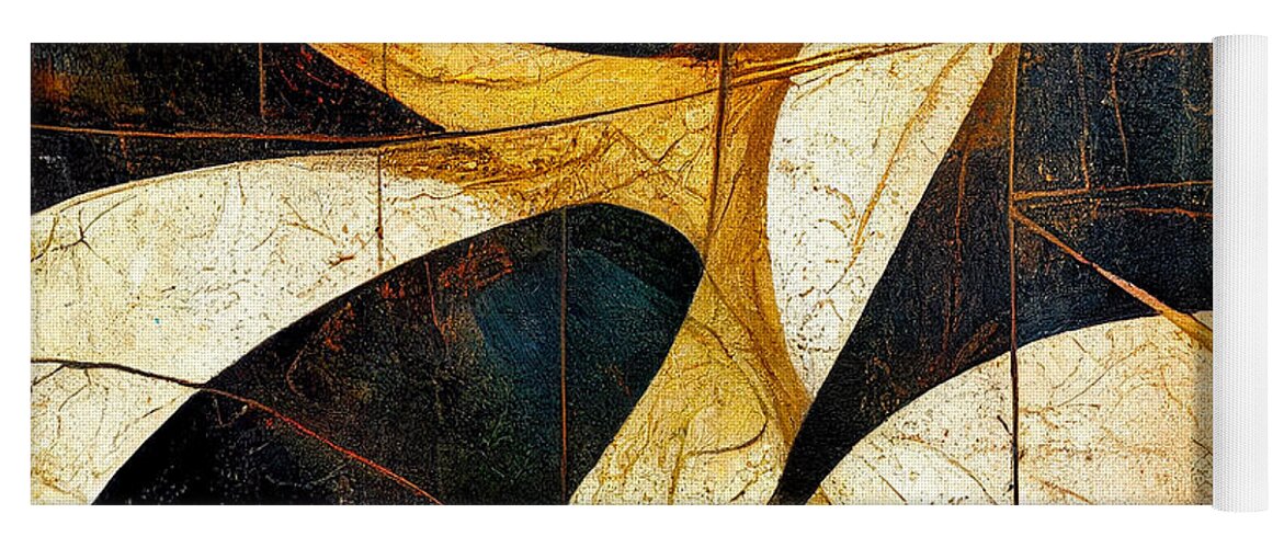 Abstract 113 Yoga Mat featuring the digital art Abstract 113 by Craig Boehman