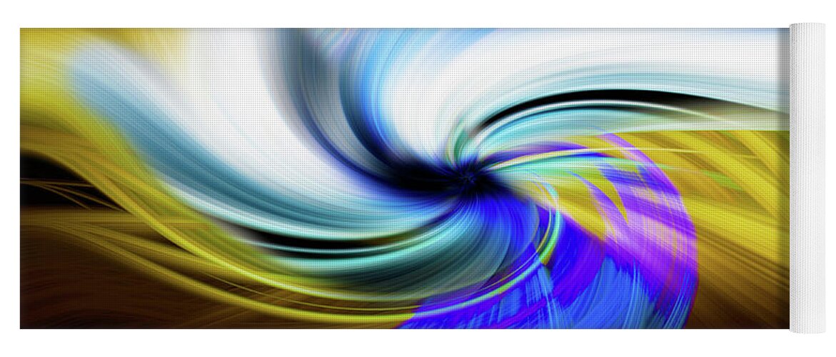 Abstract Yoga Mat featuring the photograph Abstraction 11 Who Has Seen The Wind by Bob Christopher