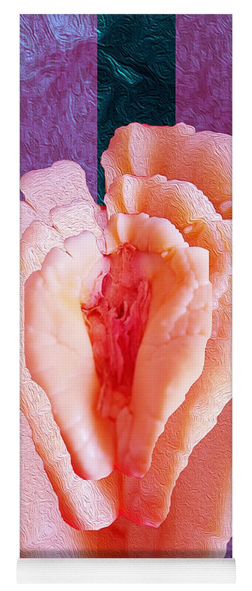 Ackee In Bloom Yoga Mat featuring the digital art Ackee in Bloom 9 by Aldane Wynter