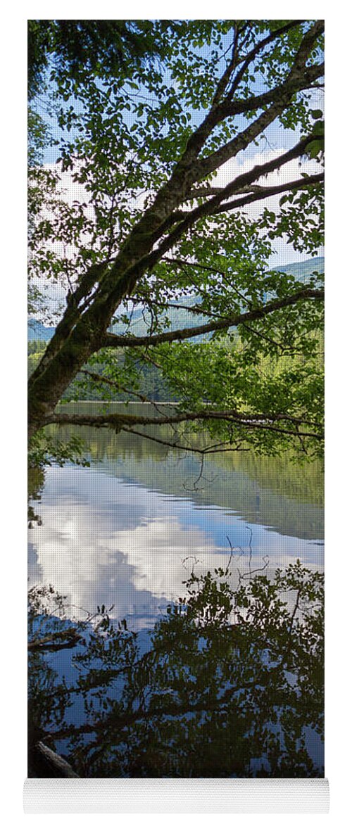 Dv8.ca Yoga Mat featuring the photograph Alice Lake Serenity by Jim Whitley