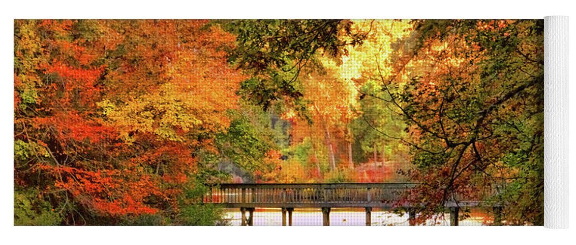 Autumn Yoga Mat featuring the photograph Amazing Autumn Tapestry by Ola Allen