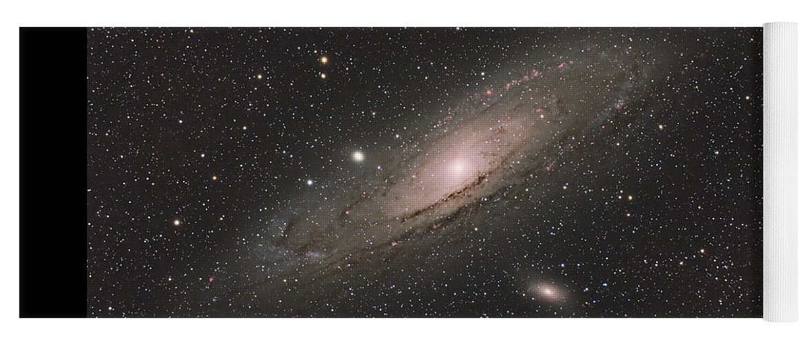 Andromeda Yoga Mat featuring the photograph Andromeda Galaxy by Brian Weber