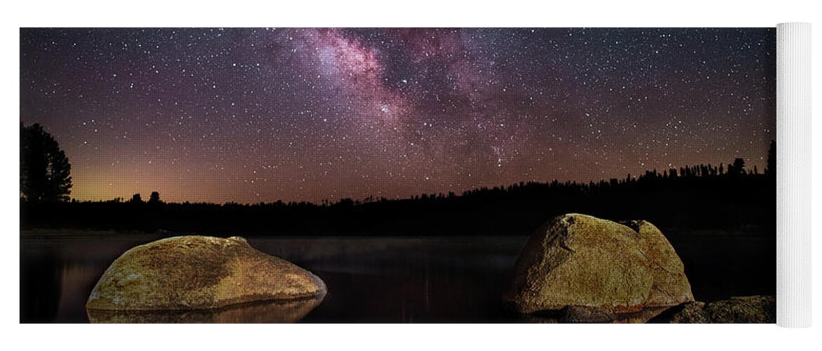 Lake Yoga Mat featuring the photograph Antelope Lake Nightscape by Mike Lee