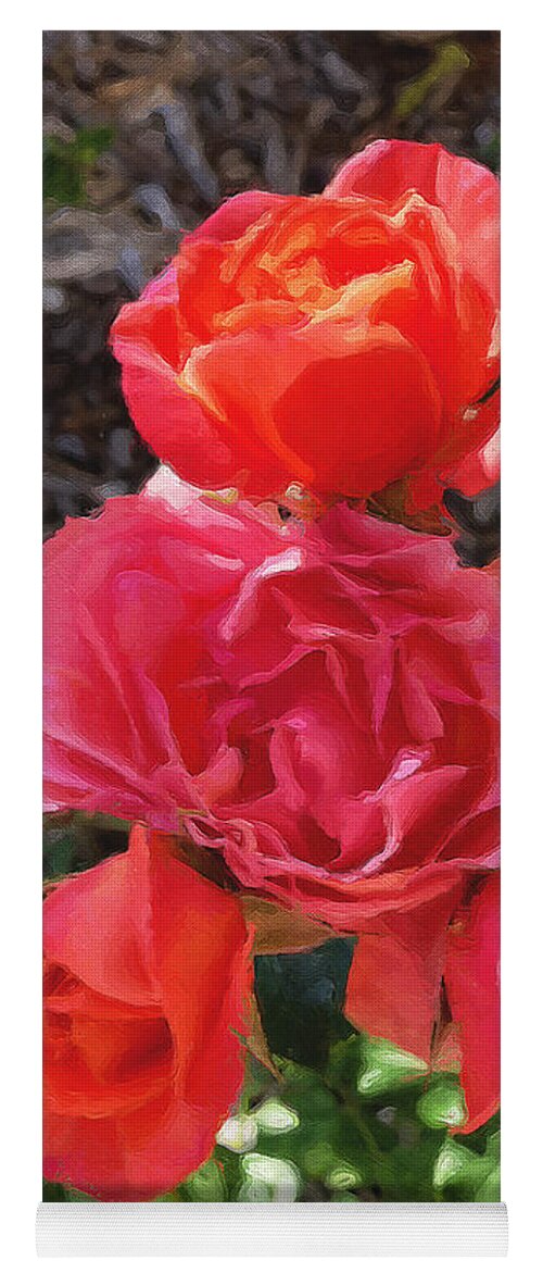 Roses Yoga Mat featuring the photograph April Blossoms by Brian Watt