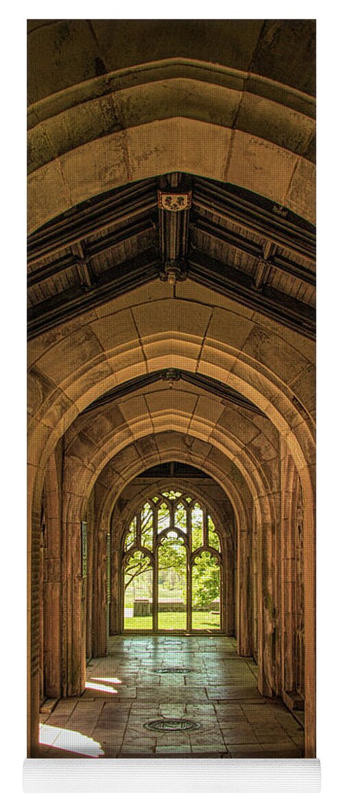 Washington Memorial Chapel Yoga Mat featuring the photograph Arches at Washington Memorial Chapel by Kristia Adams
