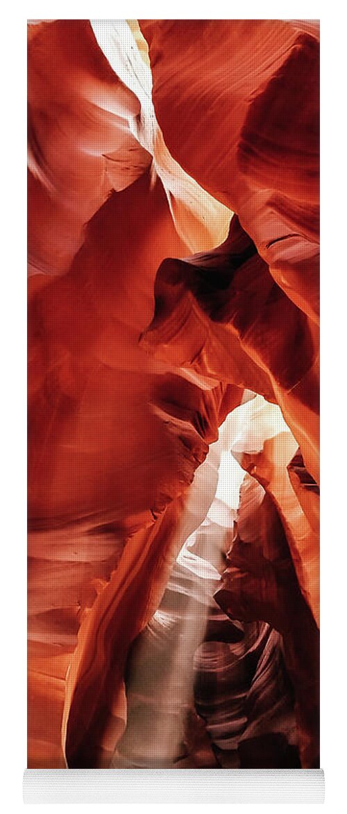 Usa Yoga Mat featuring the photograph Arizona Antelope Canyon by William Kennedy