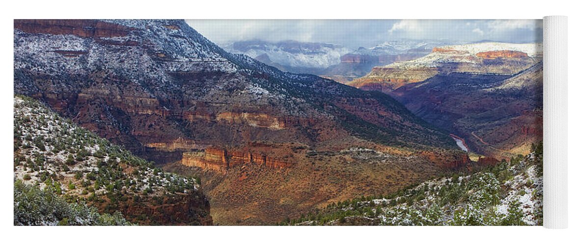 Art Yoga Mat featuring the photograph Arizona's Jr Grand Canyon by Rick Furmanek