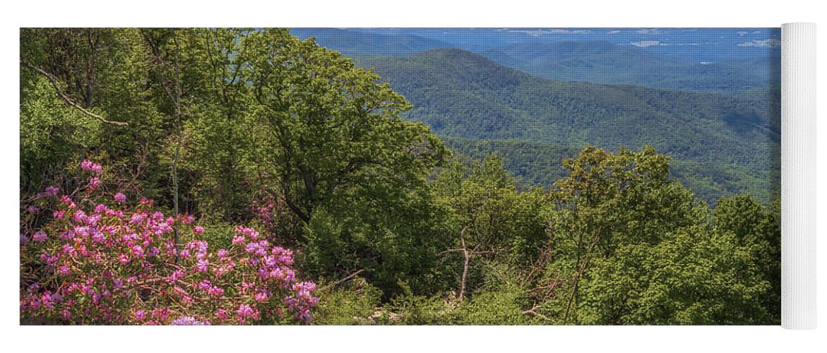 Blue Ridge Parkway Yoga Mat featuring the photograph Arnold Valley Overlook - Blue Ridge Parkway by Susan Rissi Tregoning
