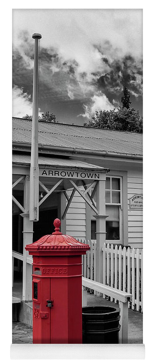 Arrowtown Yoga Mat featuring the photograph Arrowtown Post Office 4 by Bob Phillips