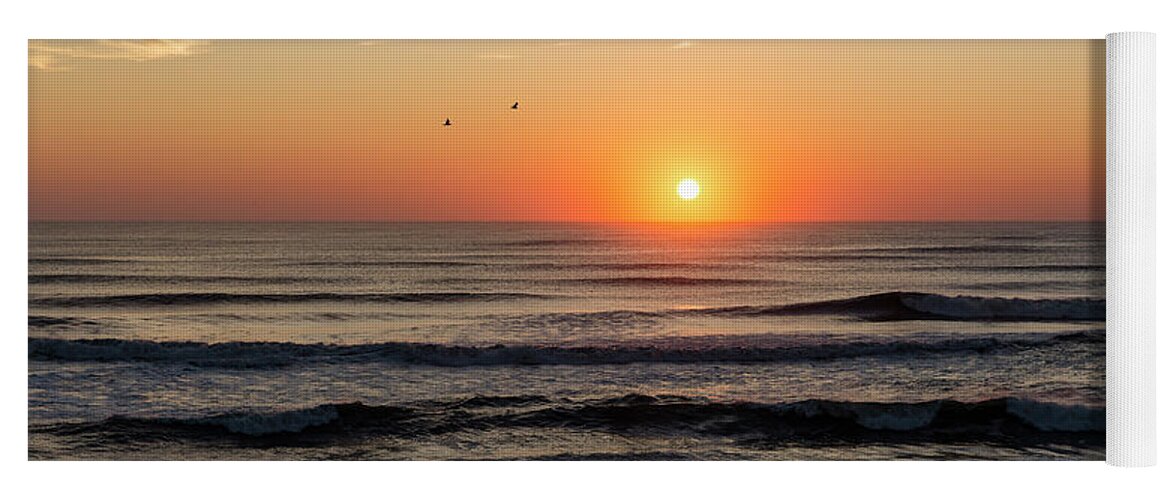 North Carolina Yoga Mat featuring the photograph Atlantic Sunrise by Erin Marie Davis