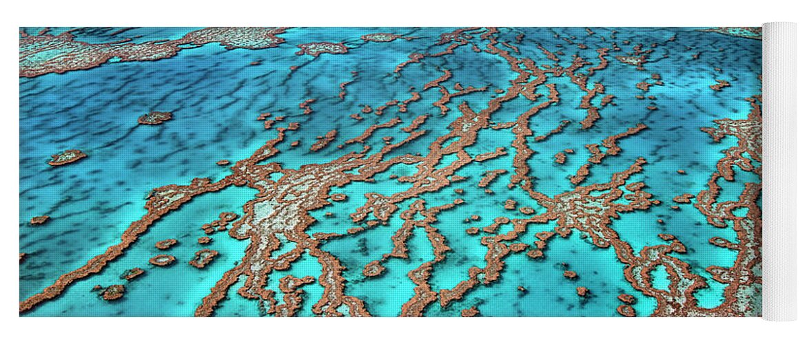 Australia Yoga Mat featuring the photograph Australia - the Great barrier reef by Olivier Parent
